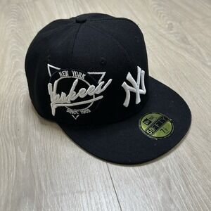 New York Yankees Hat New Era Cap 7 1/8 Awake Exclusive Subway Series